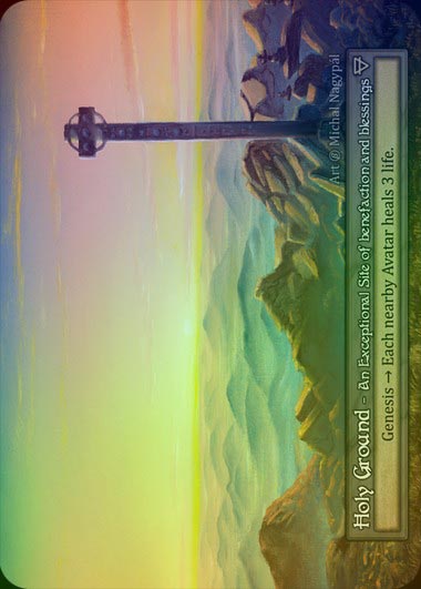 【FOIL】[Site] Holy Ground [beta-Exceptional]